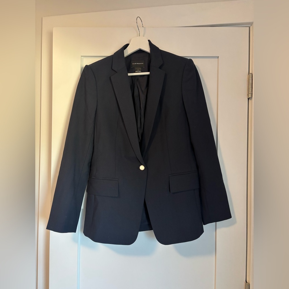 Club Monaco Navy Women's Tailored Blazer Sz 6